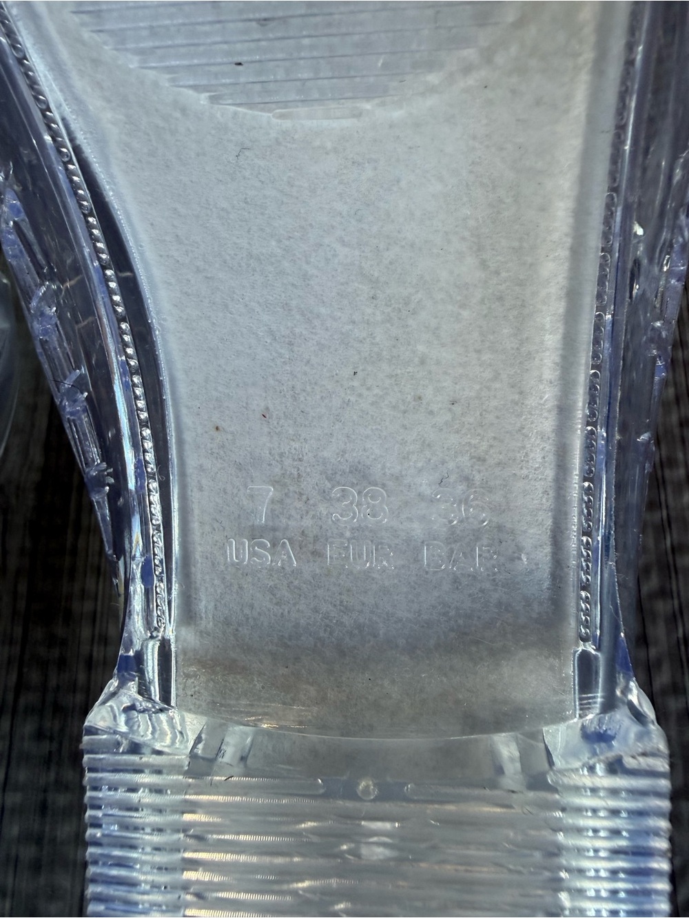 Jellypop Clear Mary Jane Mule Jelly Flats - Transparent - Picture 4 of 5
